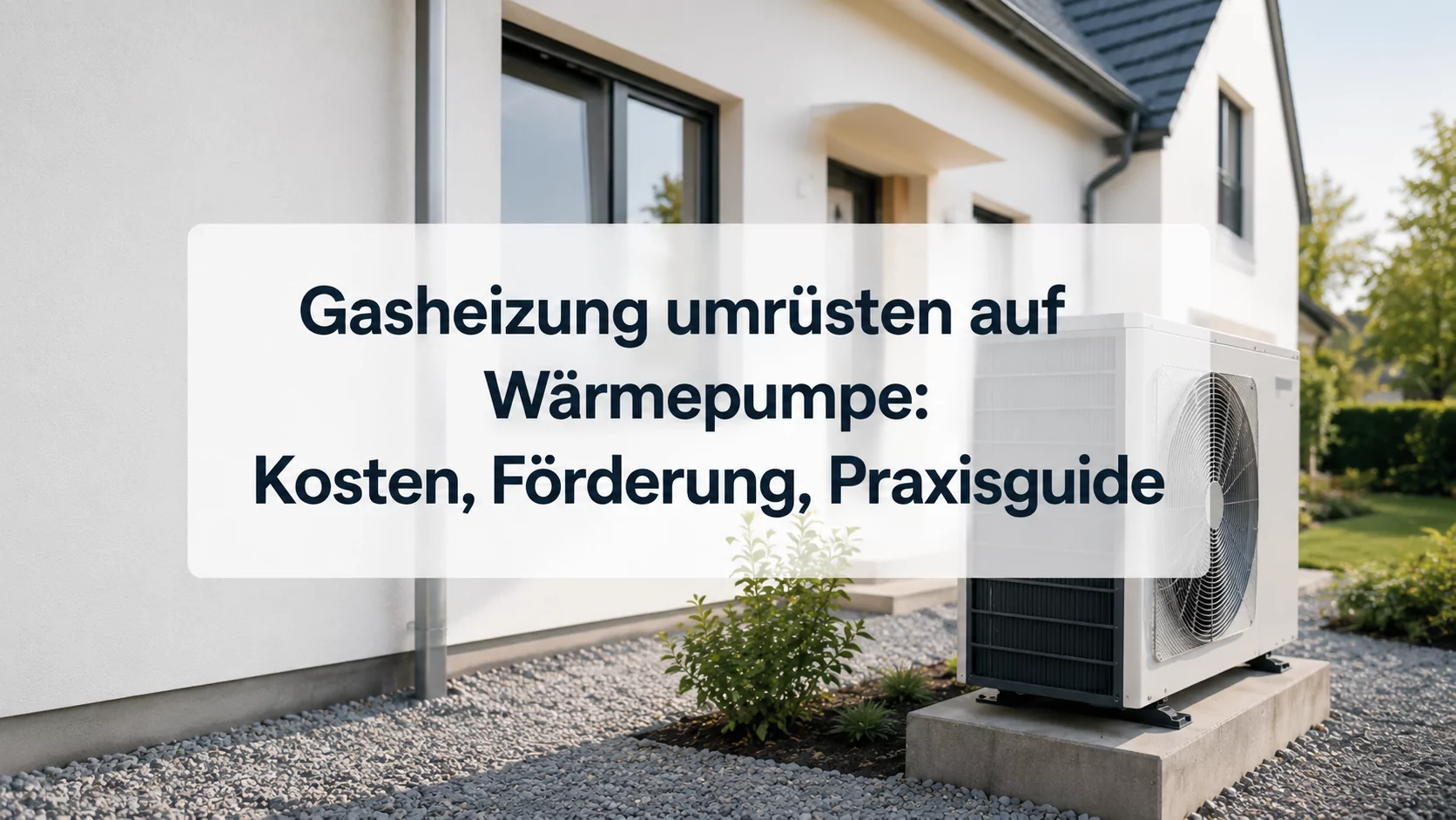 Gasheizung umrüsten auf Wärmepumpe: Kosten, Förderung, Praxisguide