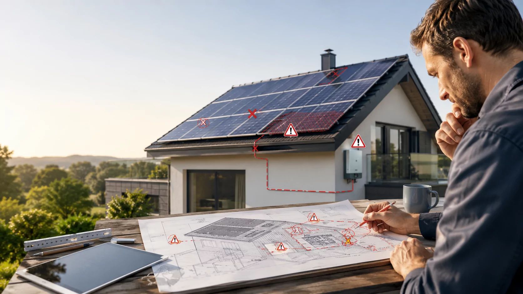 Photovoltaik Fehler 2026: Die 9 teuersten Planungsfehler – und wie man sie vermeidet
